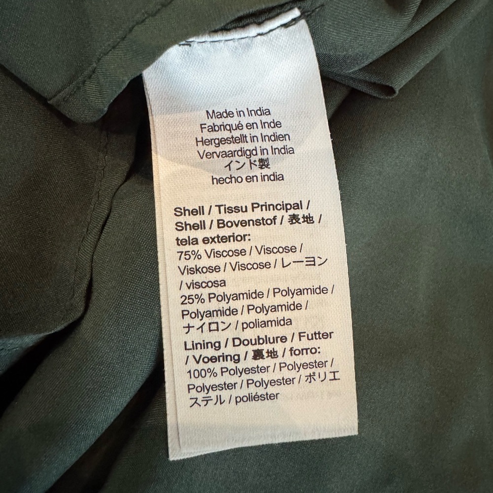 JCrew Forest Green Velvet Dress - Picture 4 of 6